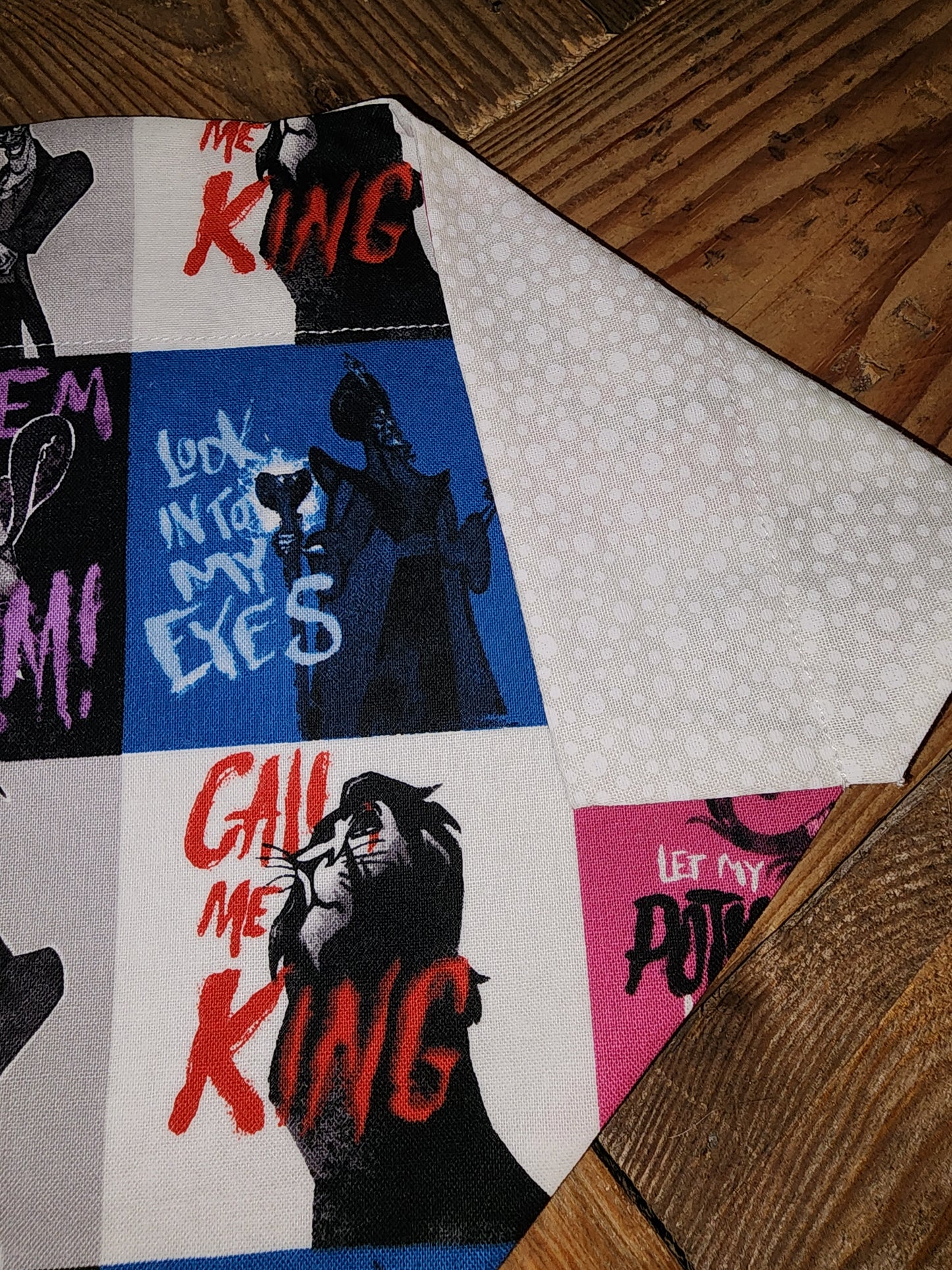 Villians Large Dog Bandana