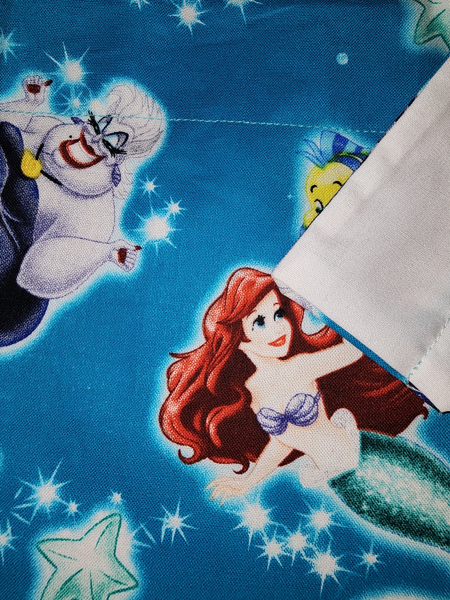 Little Mermaid Large Dog Bandana