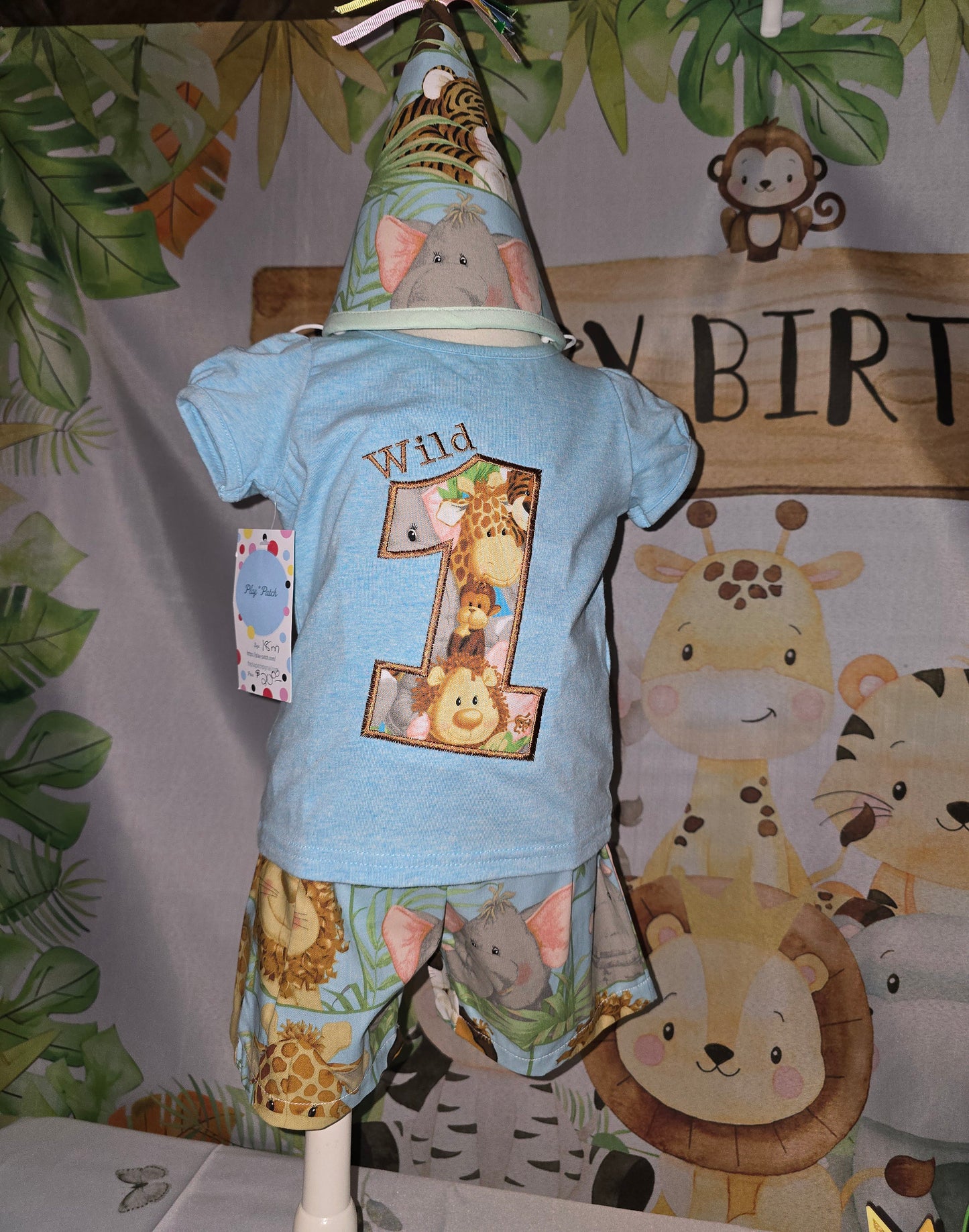 Wild One Size 18m Birthday Two Piece Set