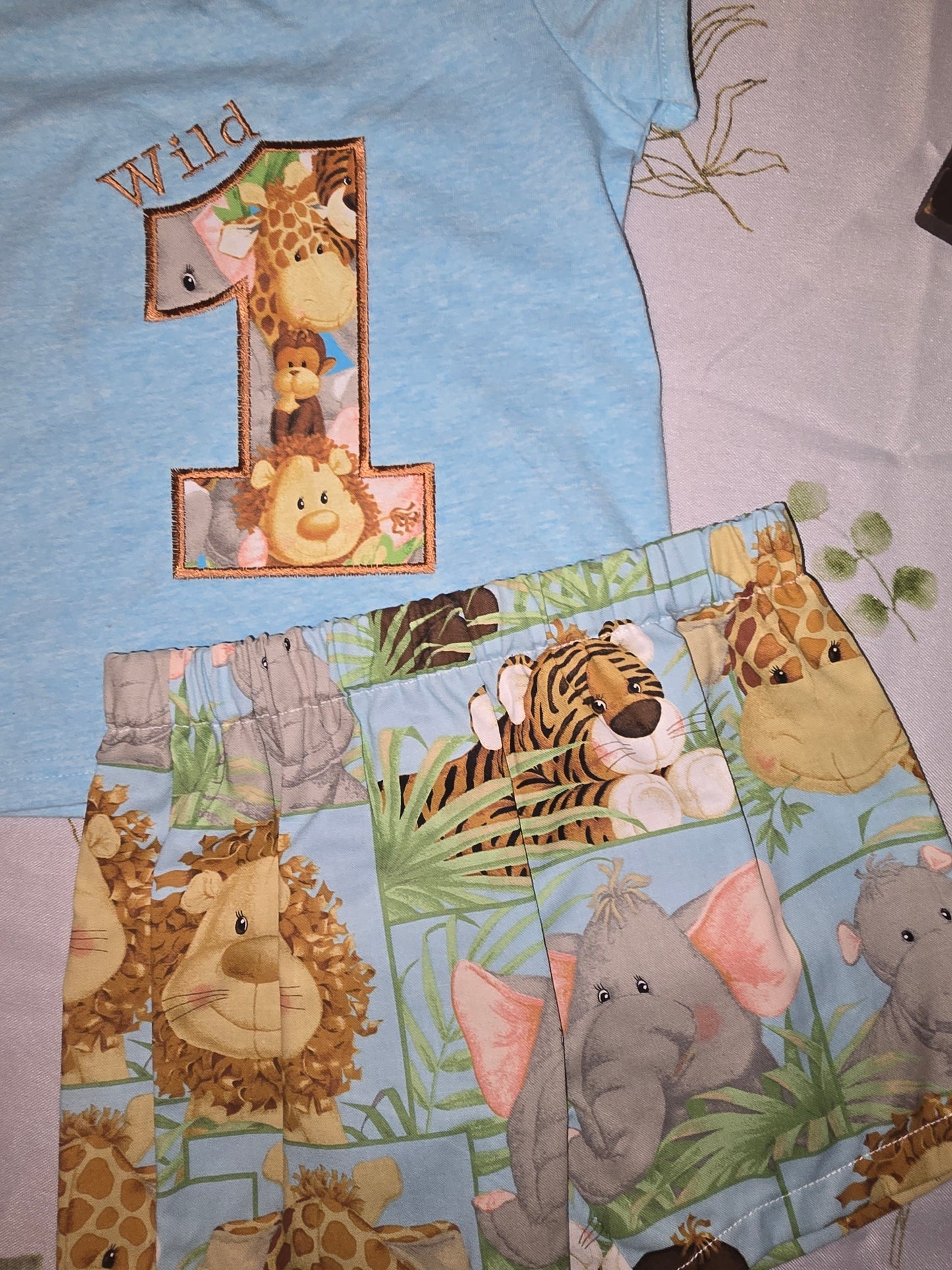 Wild One Size 18m Birthday Two Piece Set