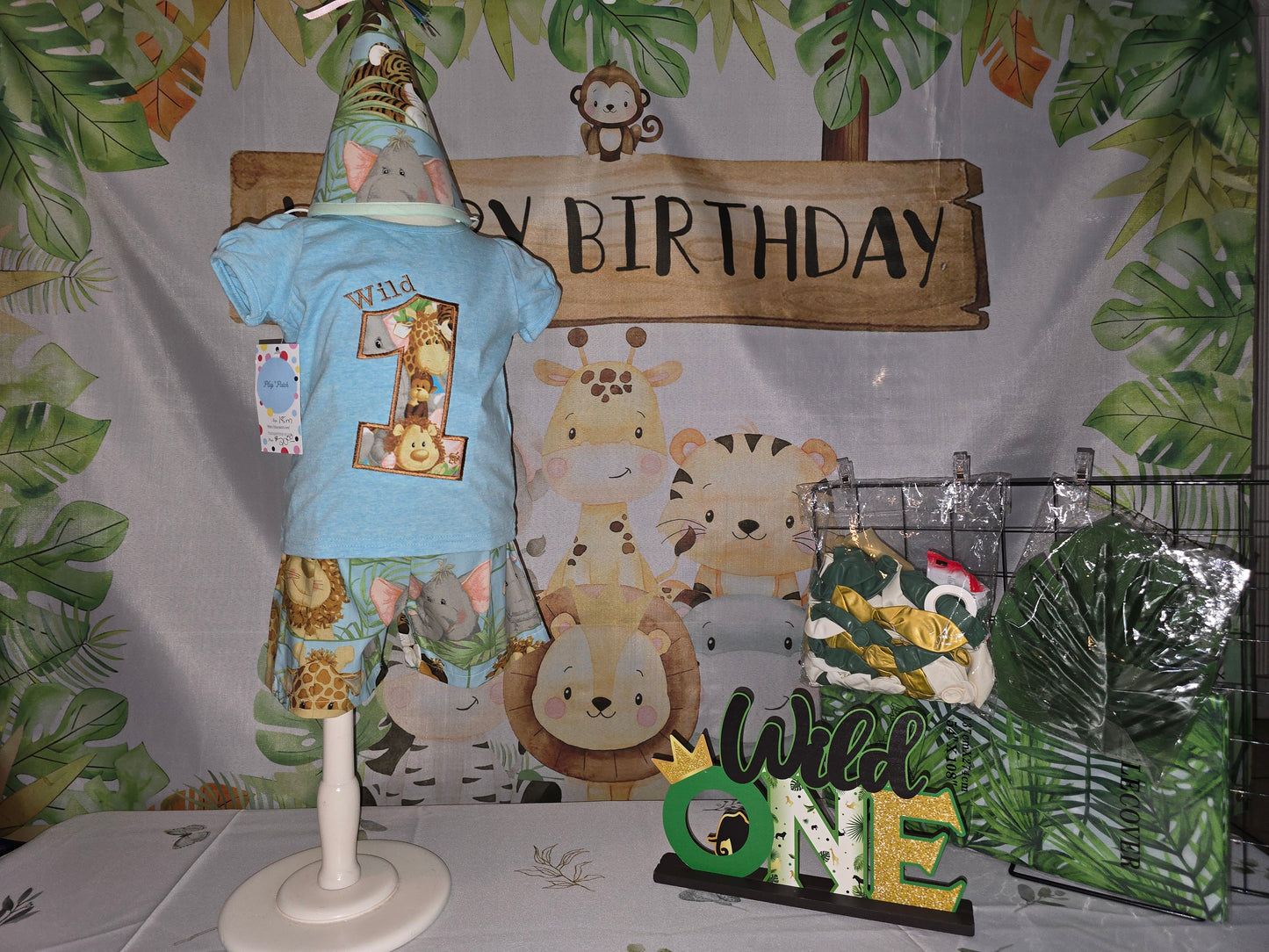 Wild One Size 18m Birthday Two Piece Set