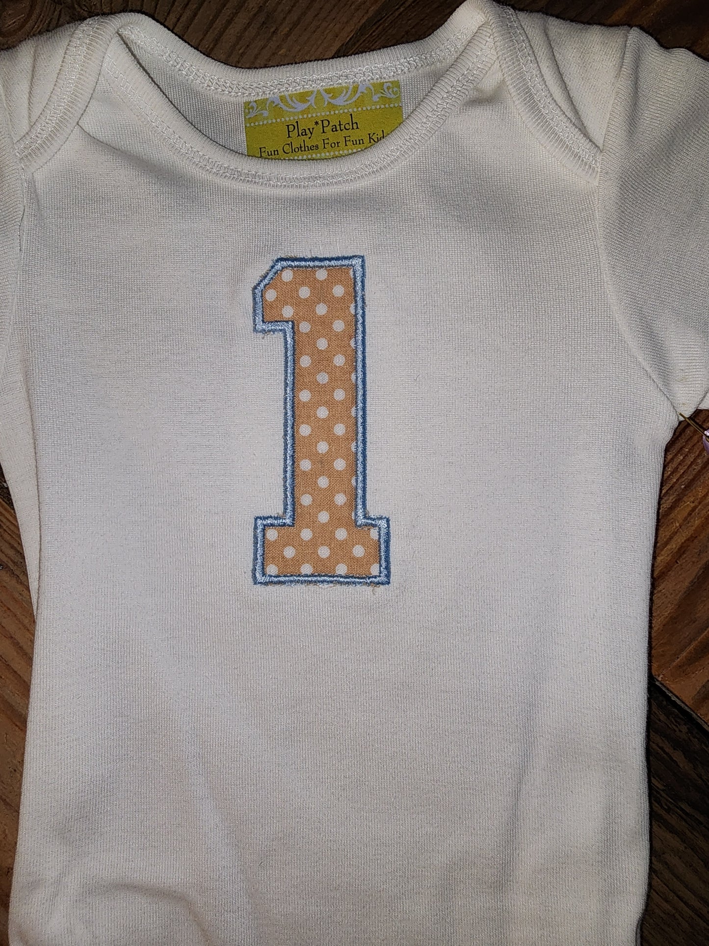 First Birthday Polka Dot 1 Size 12m Bodysuit