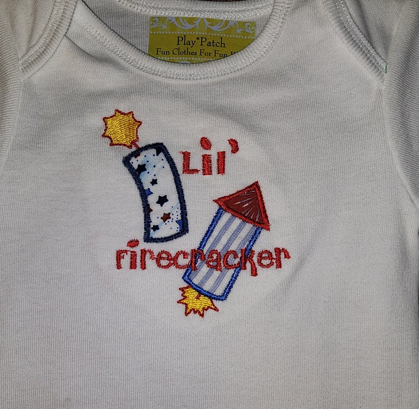 Lil Firecracker 6m Bodysuit