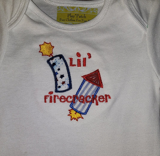 Lil Firecracker 6m Bodysuit