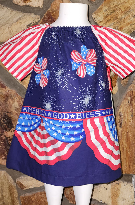 Stars and Stripes Size 4 Dress