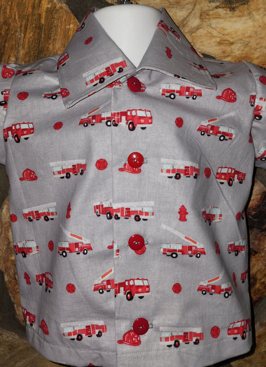 Firetruck Size 12m Shirt