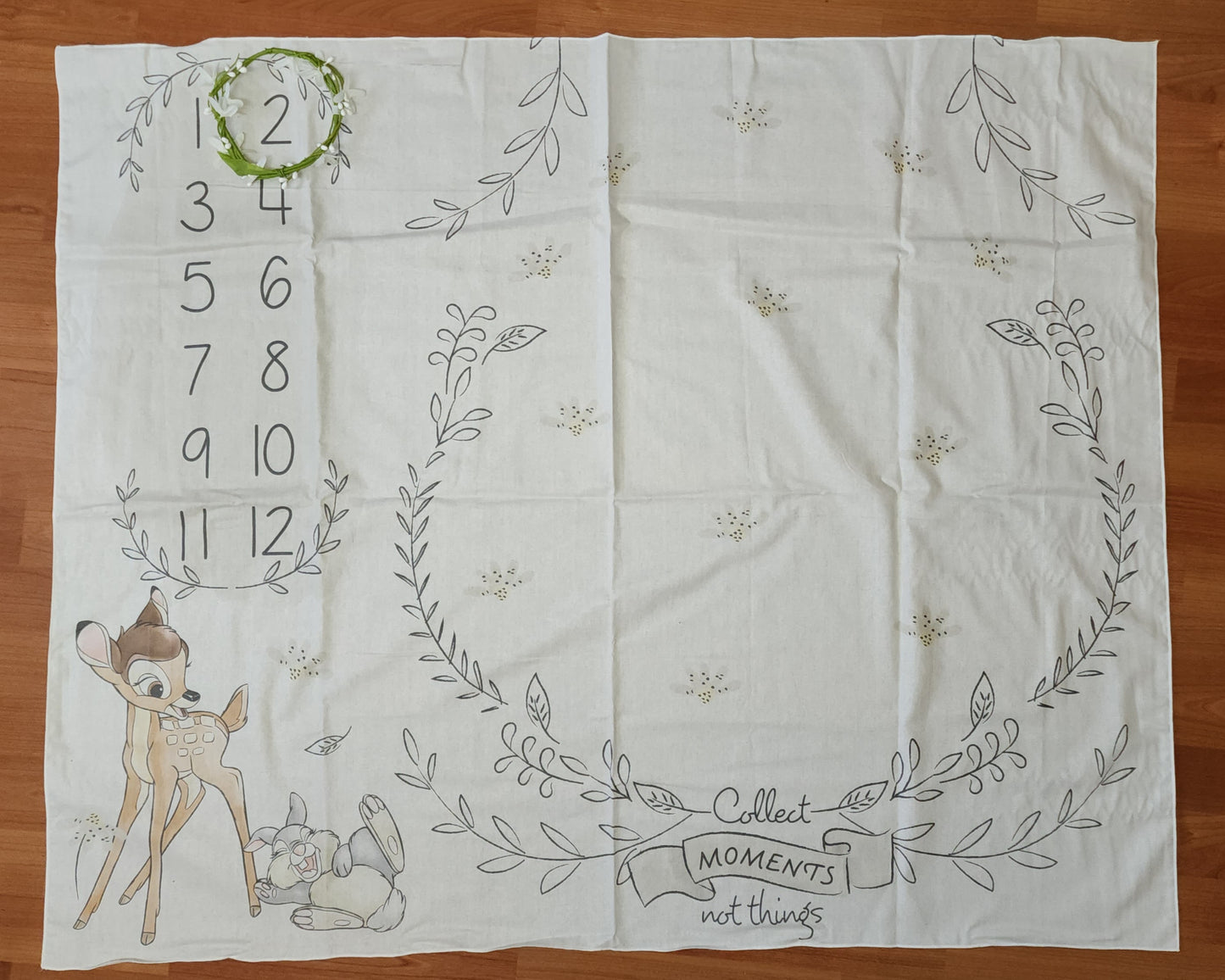 Bambi Milestone Baby Blanket