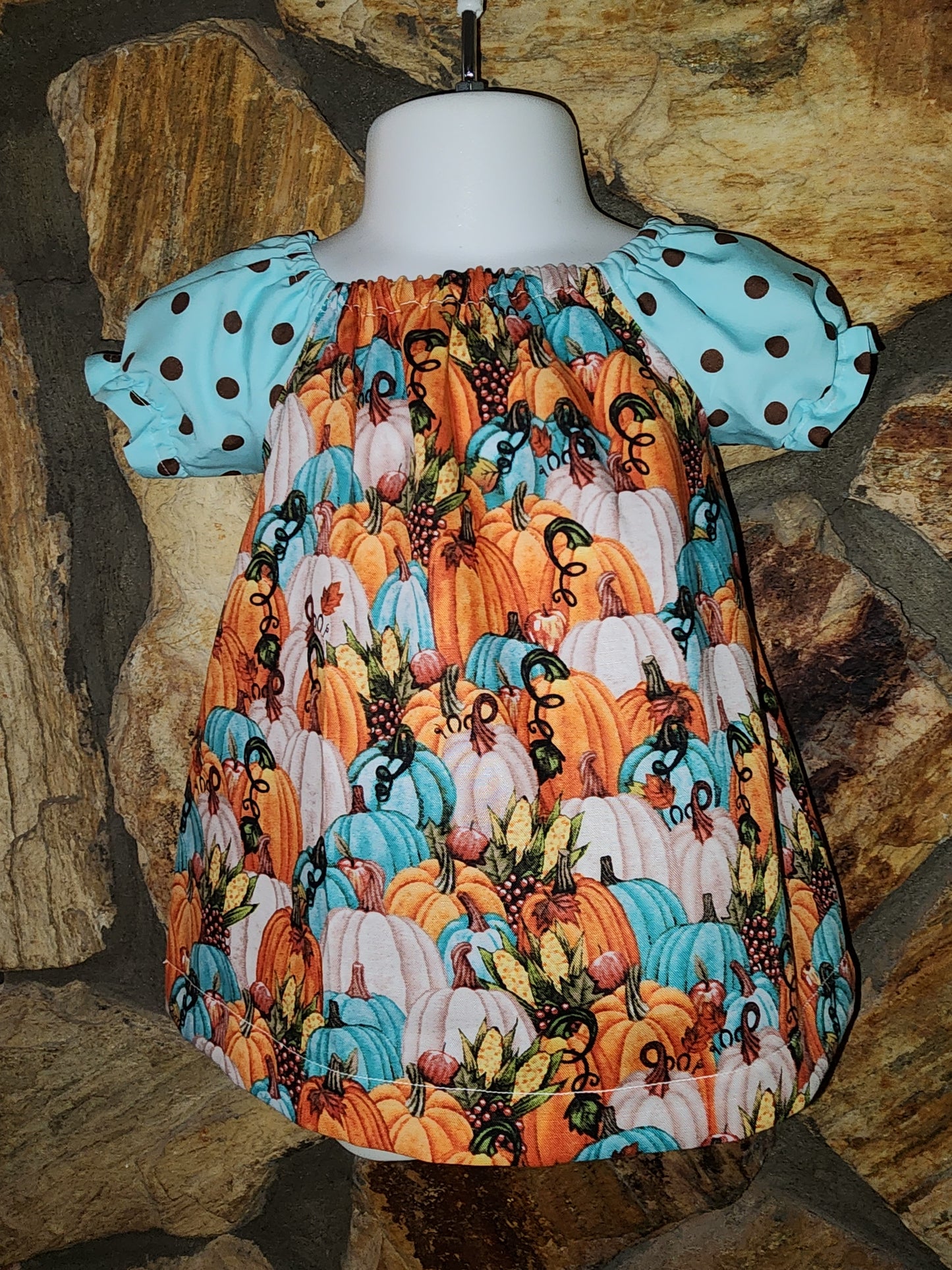 Little Pumpkin Thanksgiving Dress