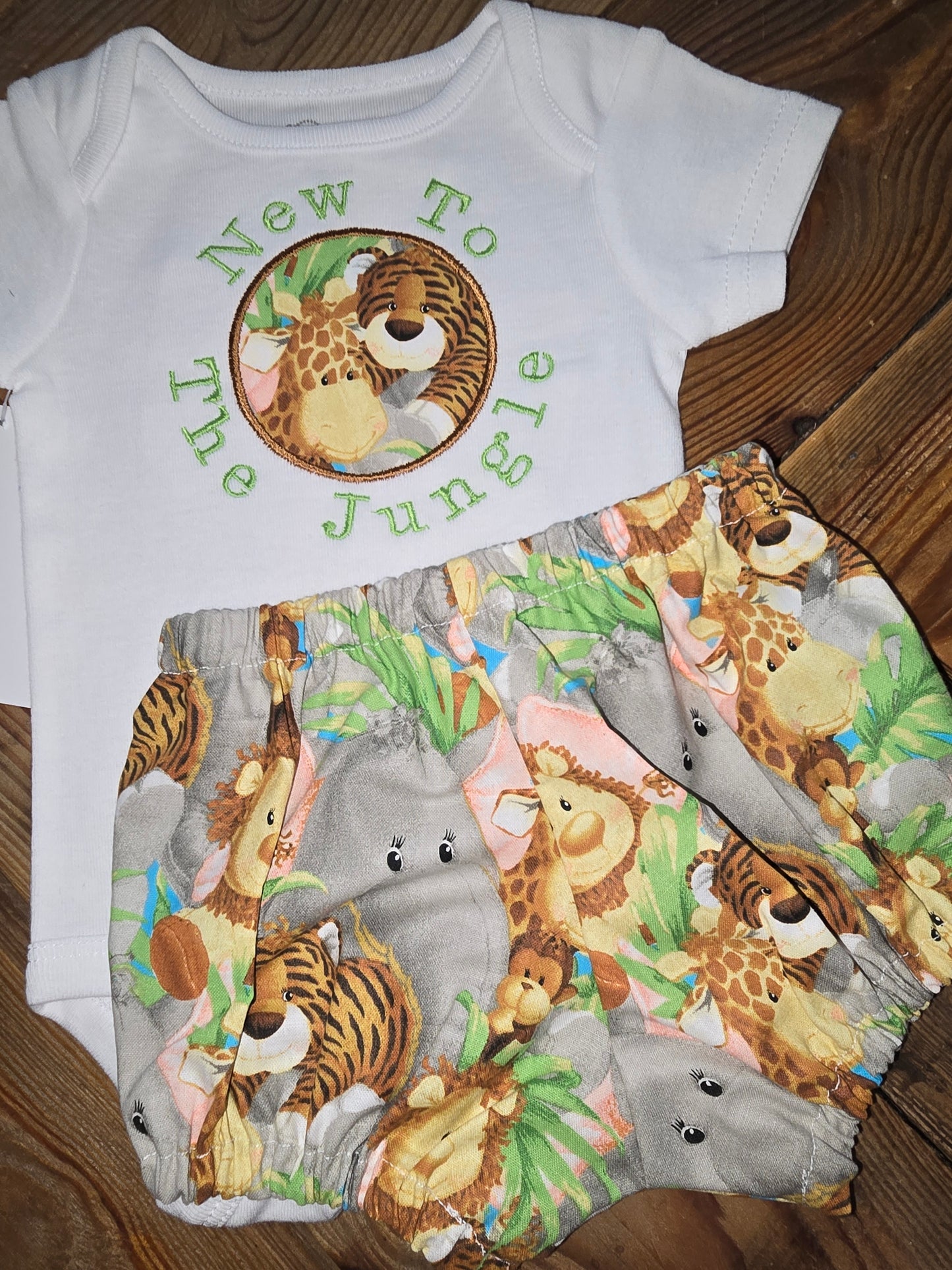 New To The Jungle Two Piece Newborn Set