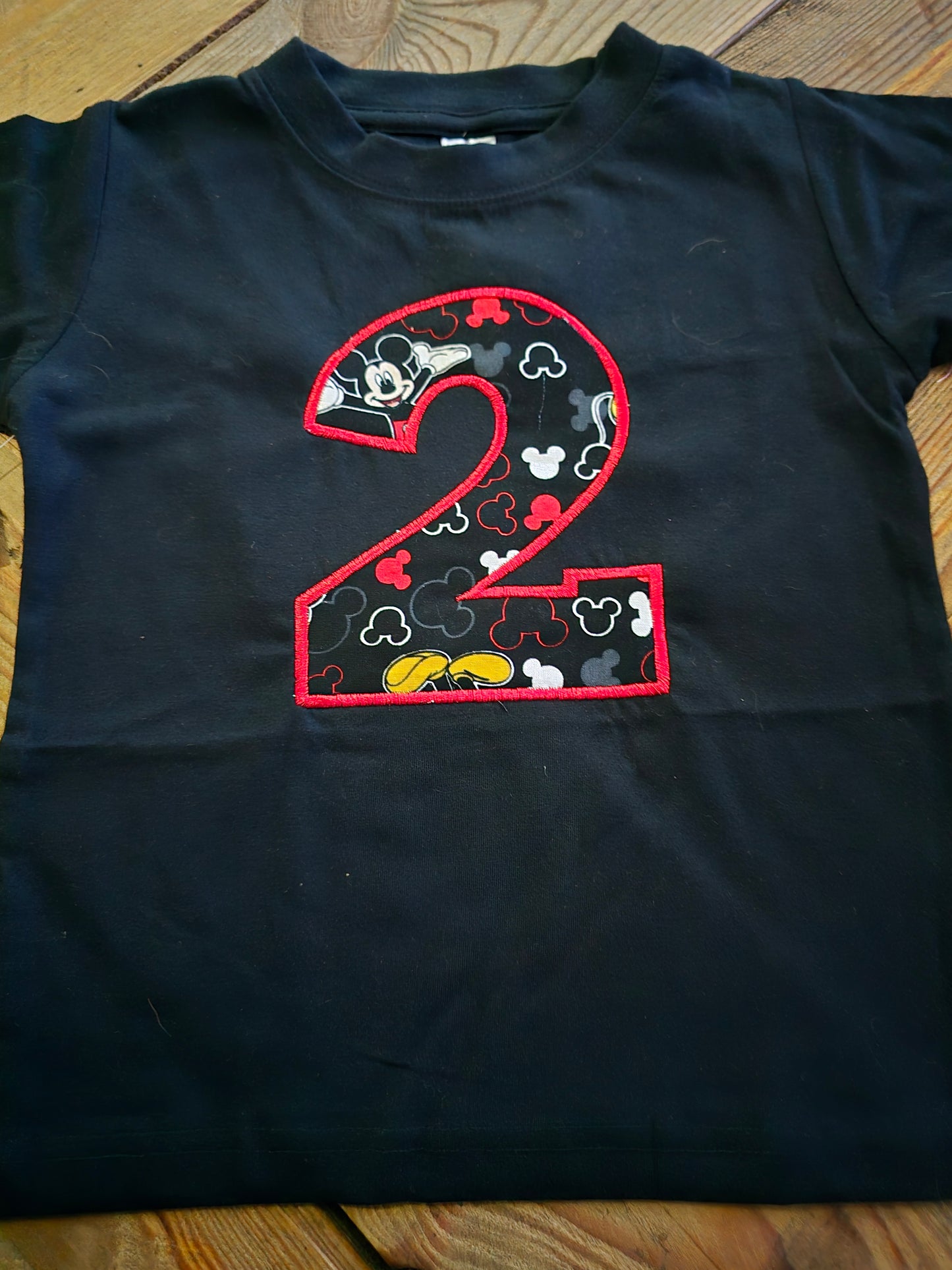 Mickey Mouse Inspired Second Birthday size 2 Shirt