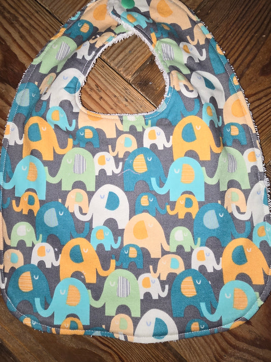 Elephant Baby Bib