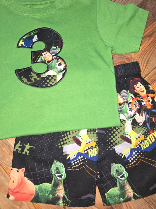 Toy Story Third Birthday Outfit Size 3t