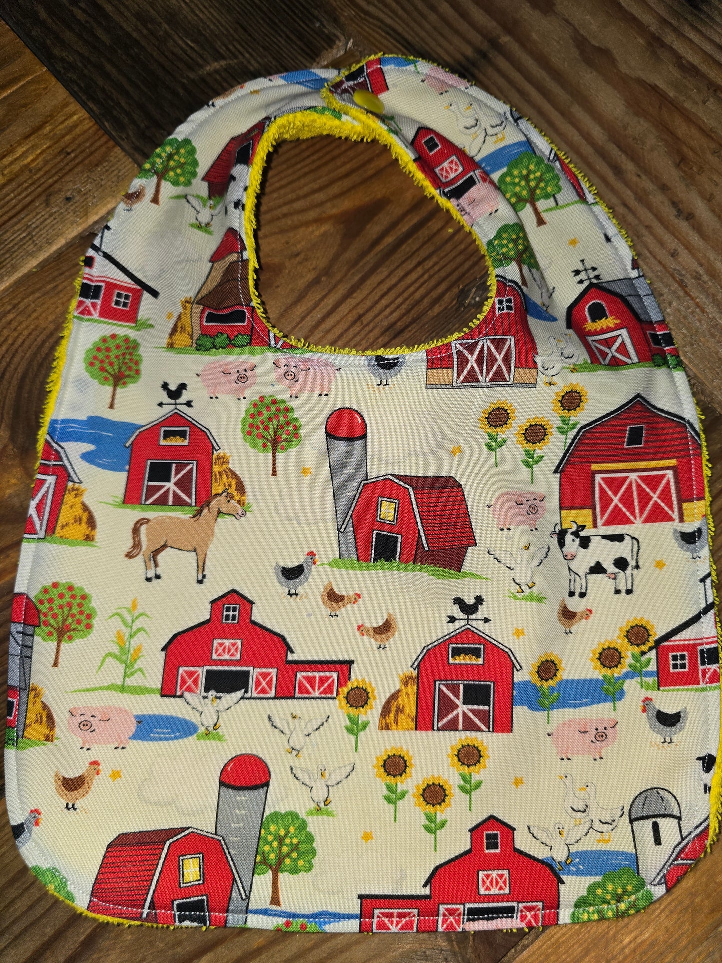 Barnyard Baby Bib