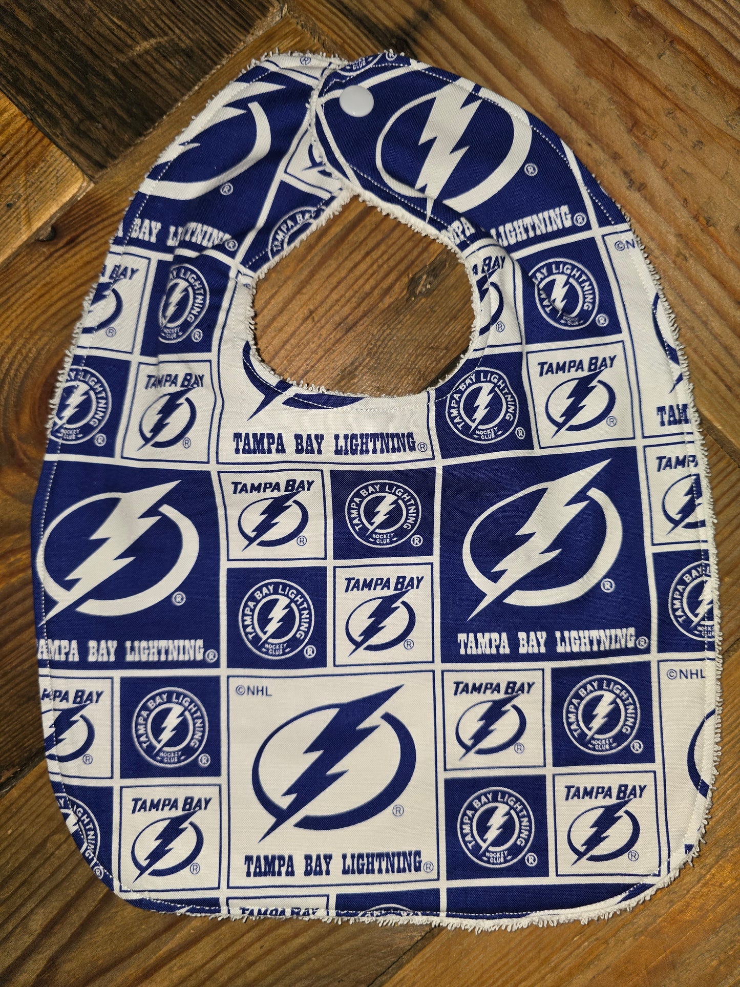 Tampa Bay Lightning Baby Bib