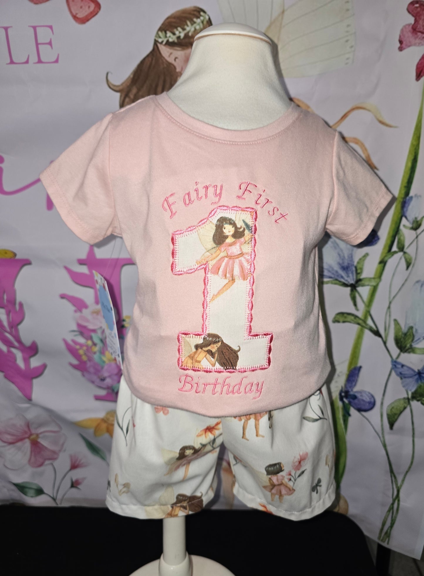 Fairy First Birthday Two Piece Set