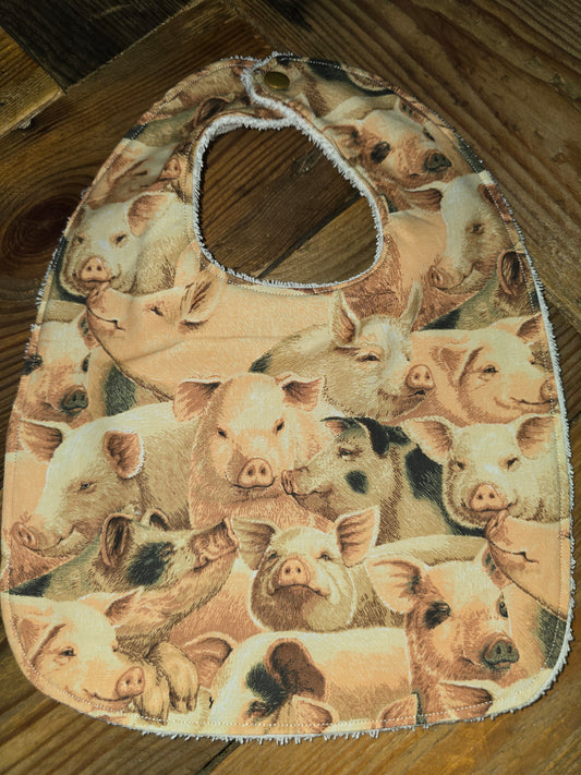 Little Piggy Baby Bib