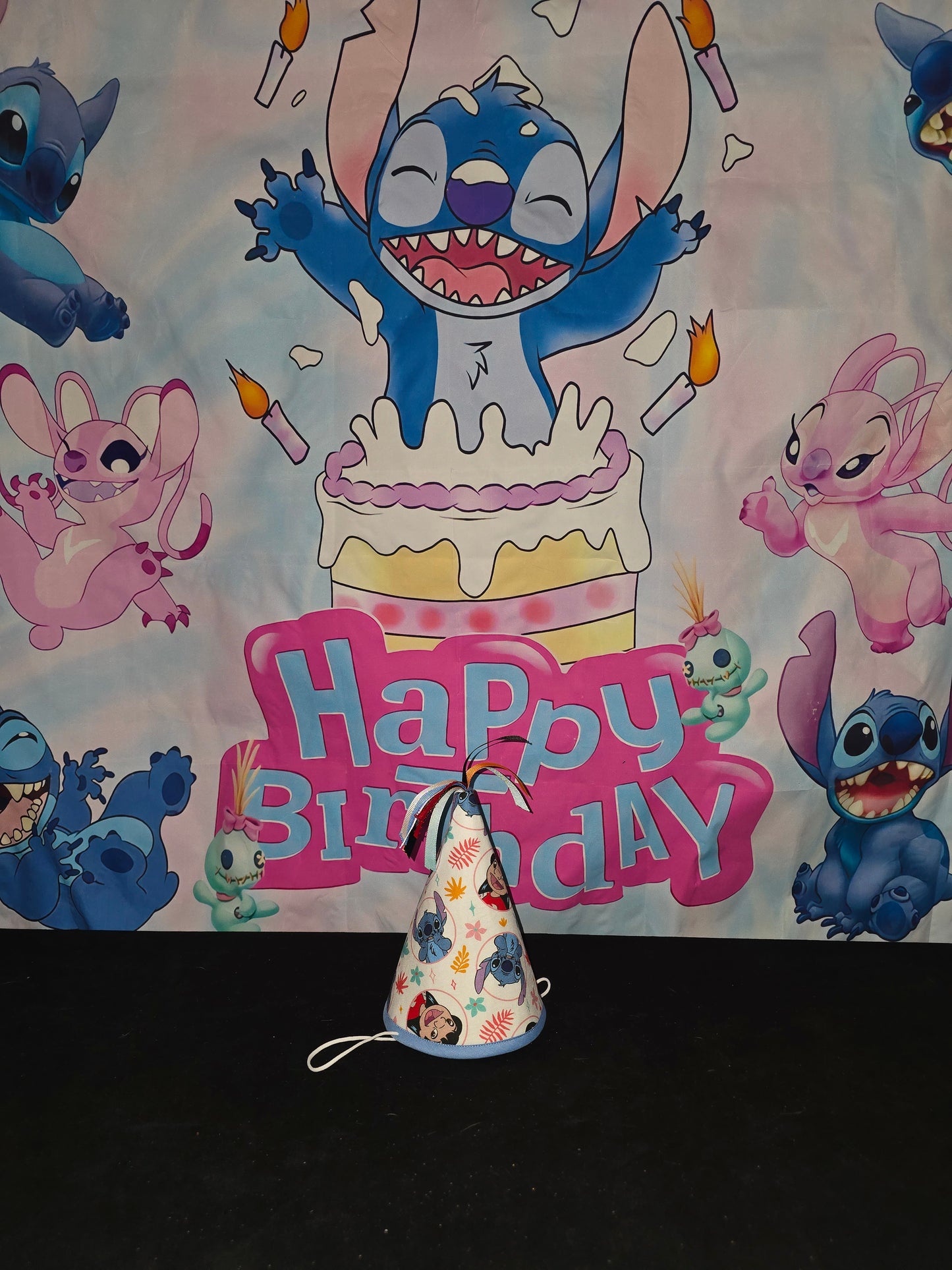 Stitch Birthday Hat and Banner