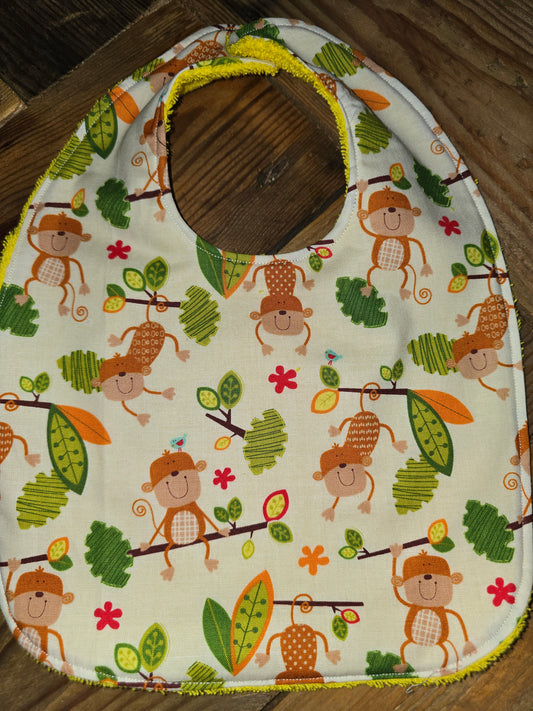 Lil Monkey Baby Bib