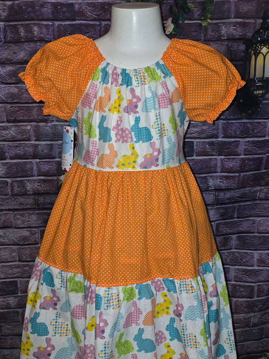 Easter Bunny Size 8 Dress