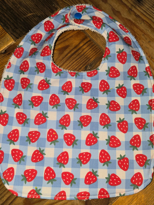 Strawberry Bib