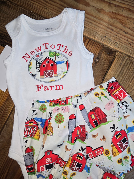 New to The Farm Two Piece Outfit