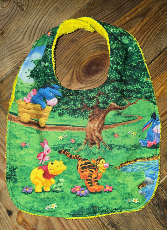 Pooh and Friends Baby Bib