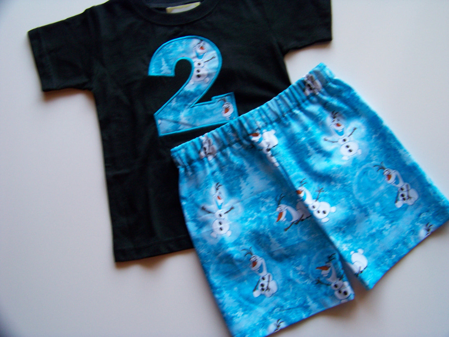 Olaf Two Piece Birthday Short Set