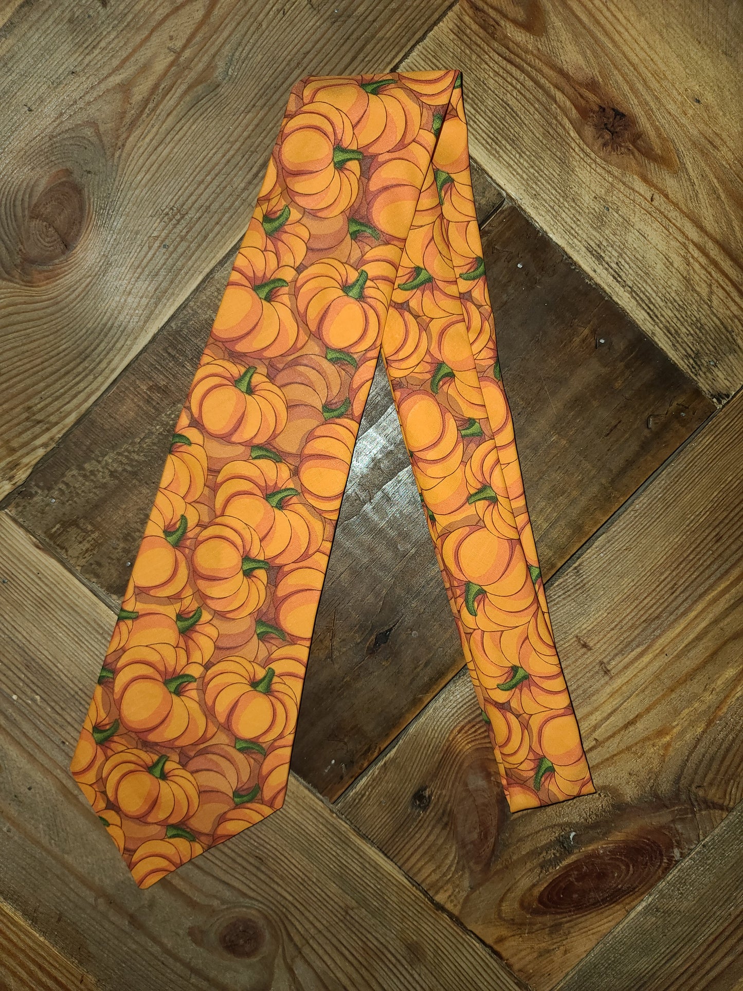 Fall/Halloween Pumpkin Adult Tie