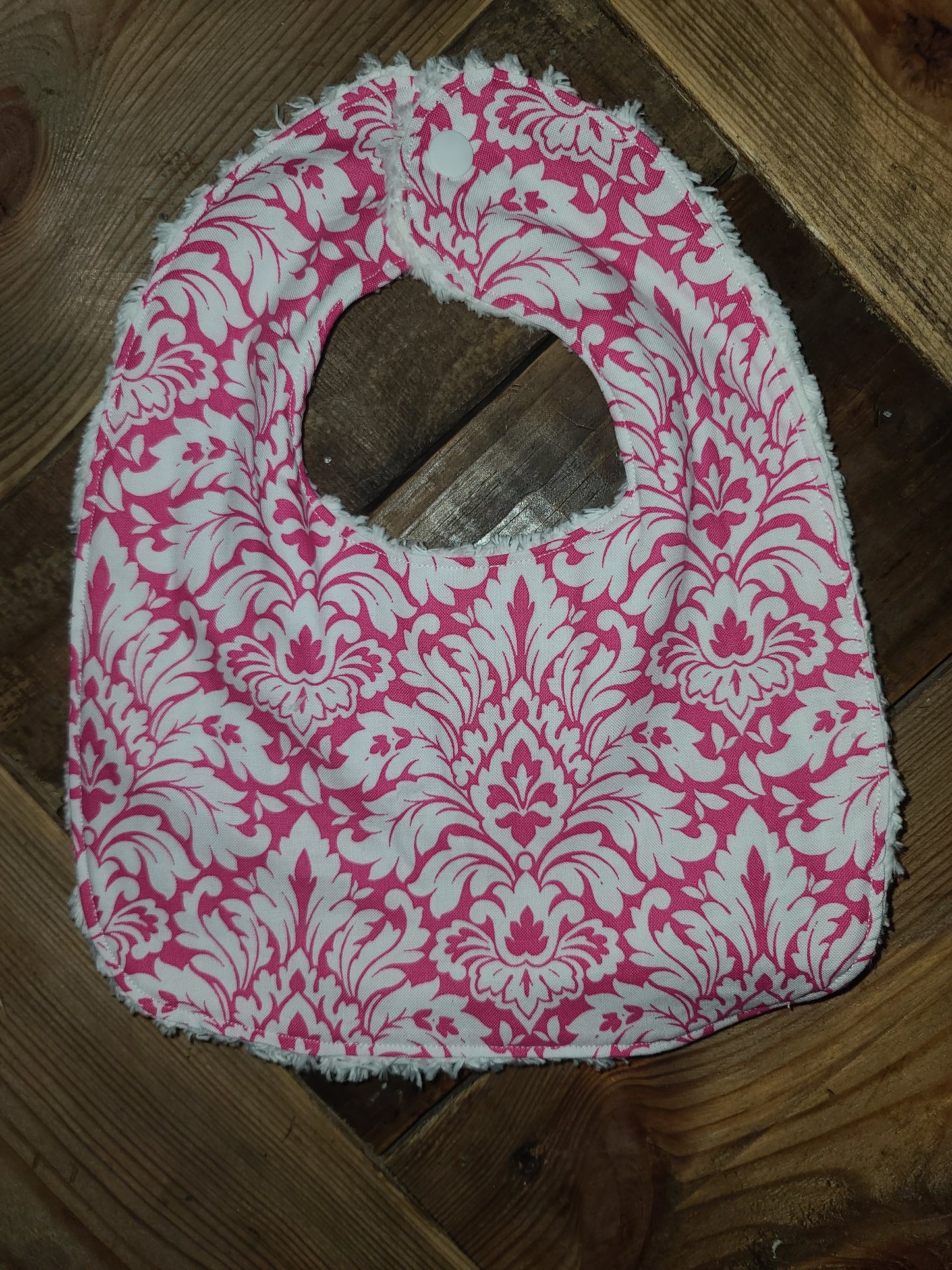 Damask Baby Bib