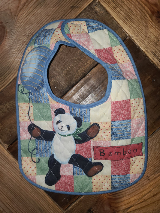 Panda Bear Baby Bib