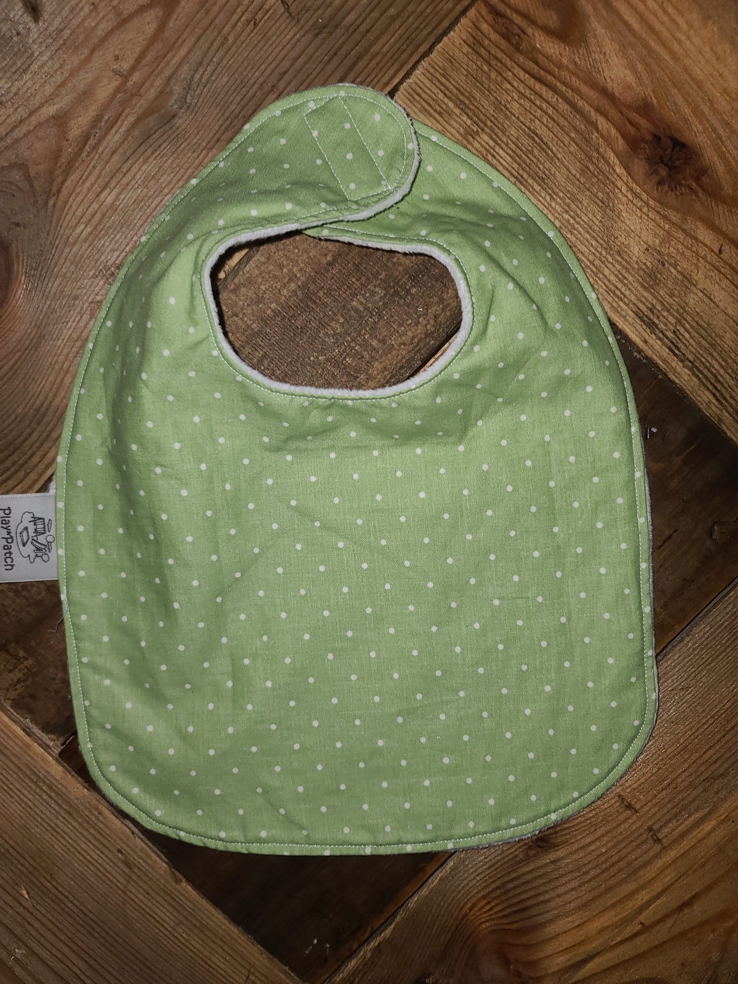 Polka Dot Baby Bib