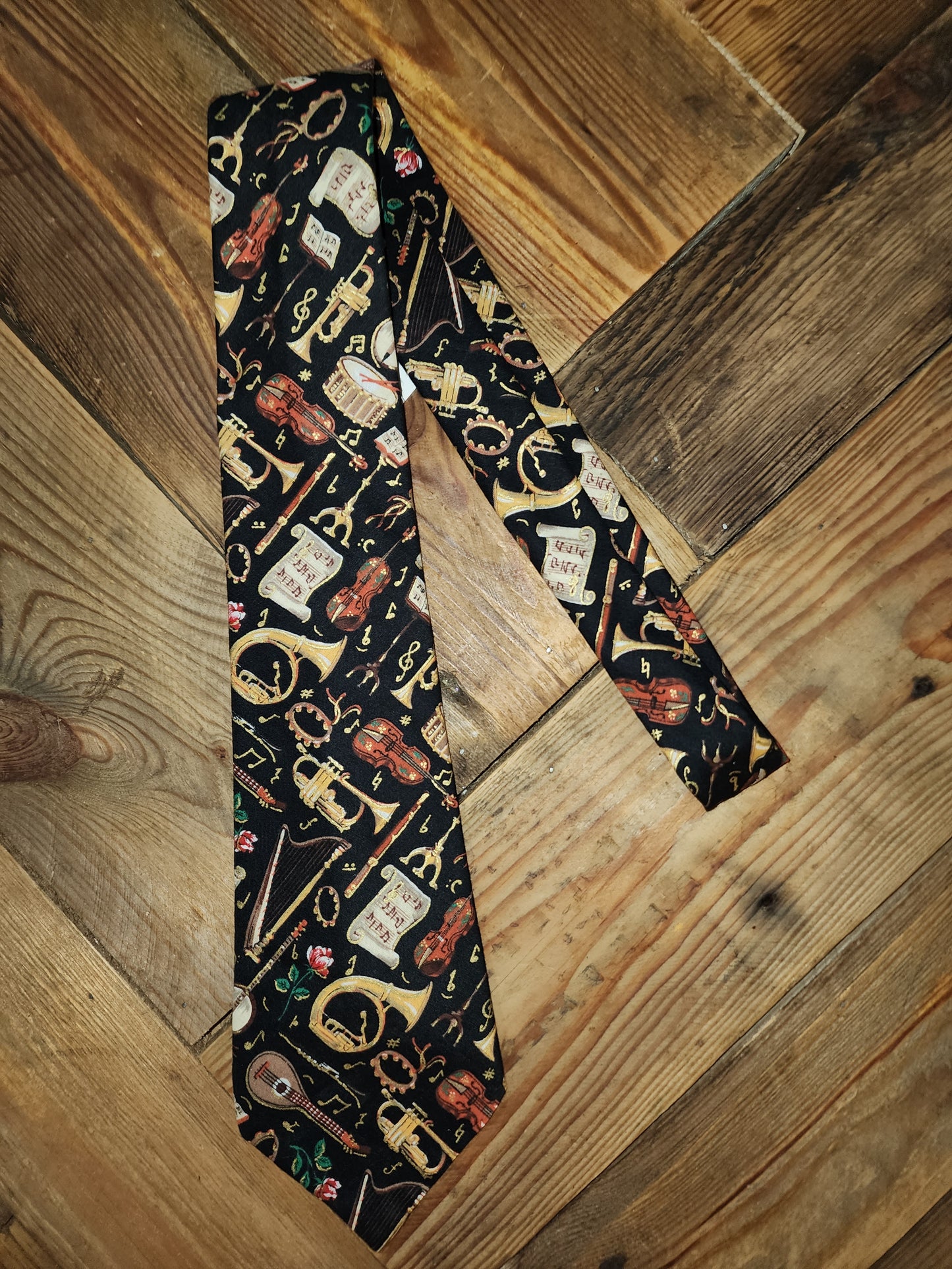 Musical Instrument Adult Tie