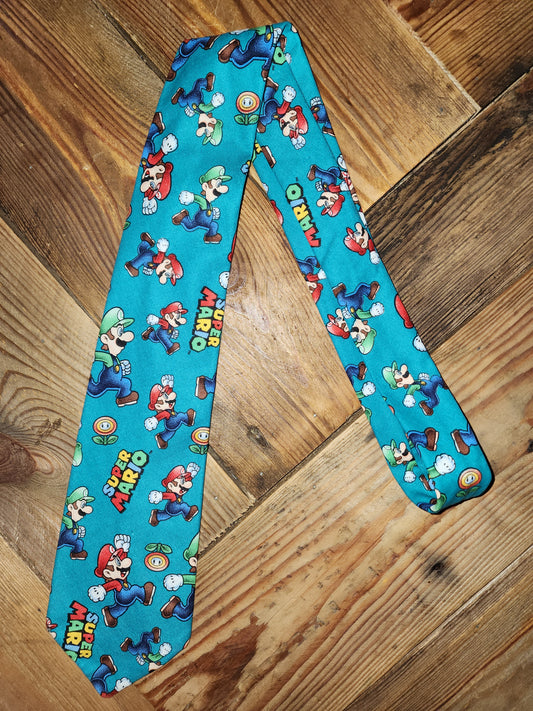 Mario and Luigi Adult Tie