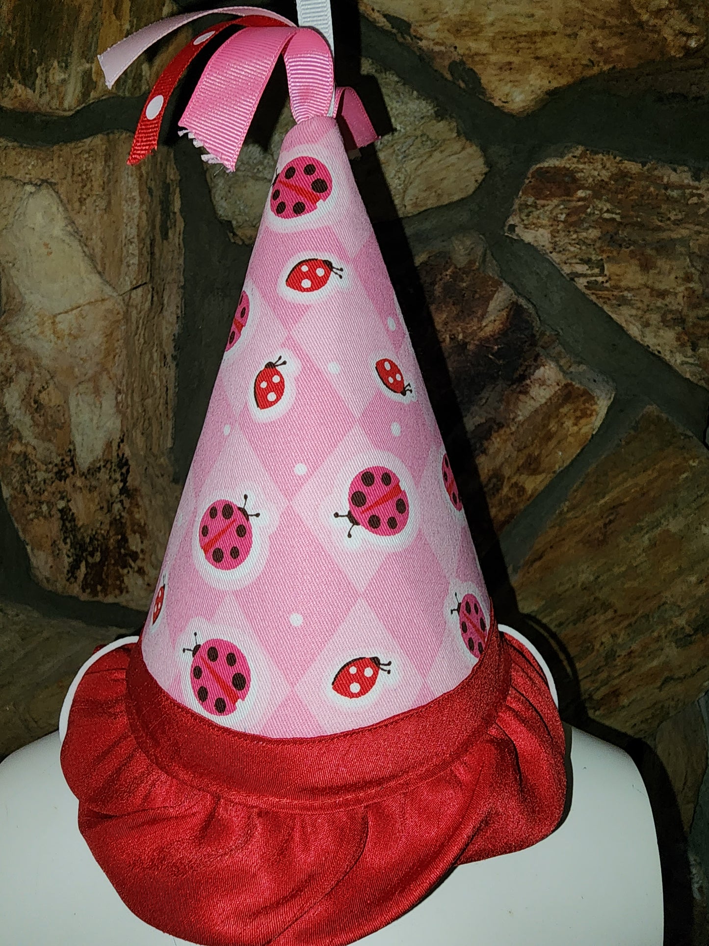 Ladybug Birthday Hat