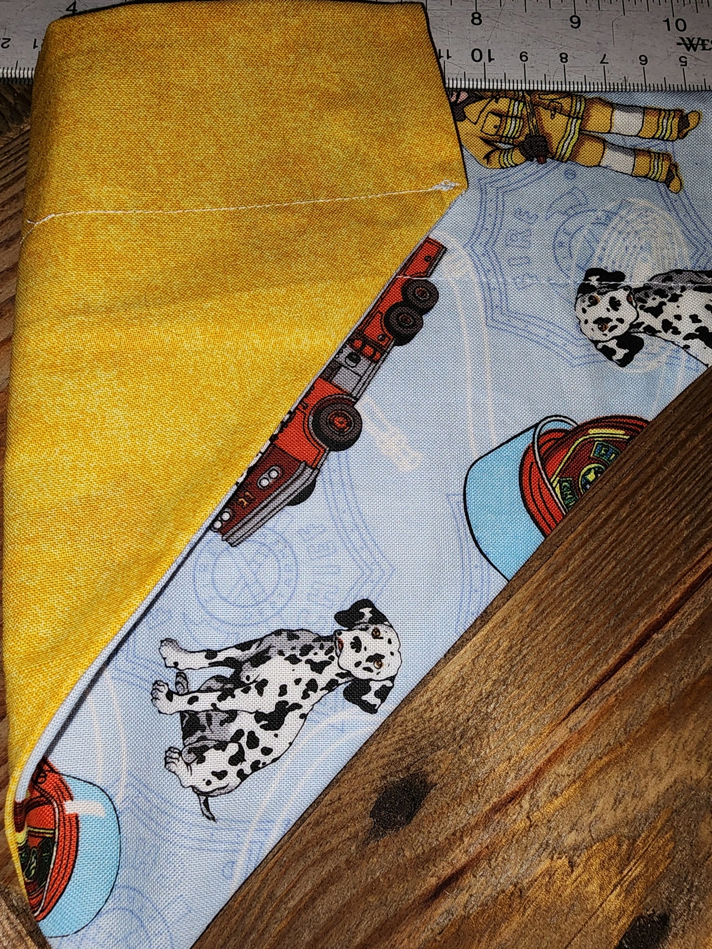 Firetrucks and Dalmations Medium Dog Bandana