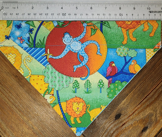 Jungle Monkey Medium Dog Bandana