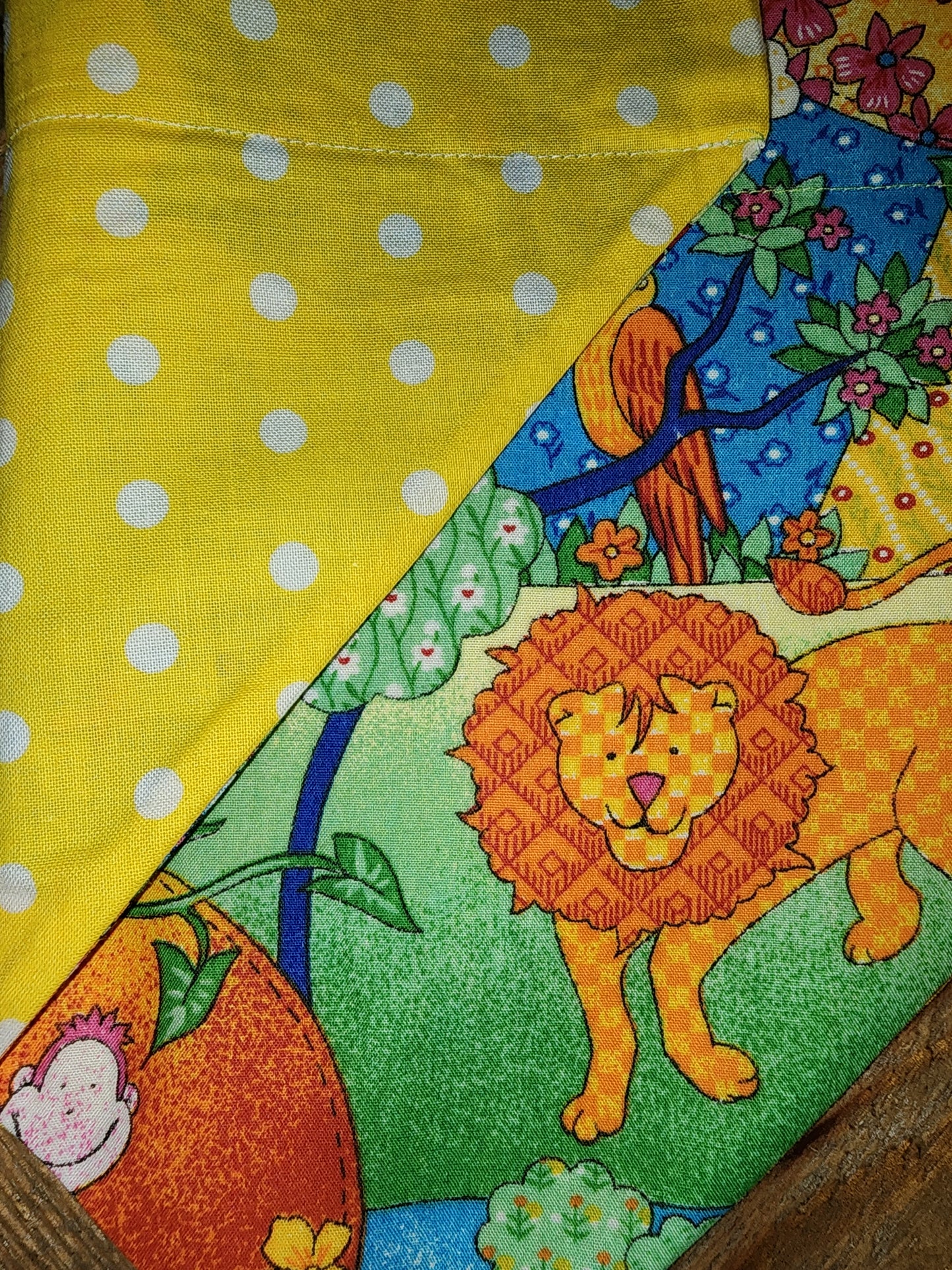 Jungle Themed Large Dog Bandana