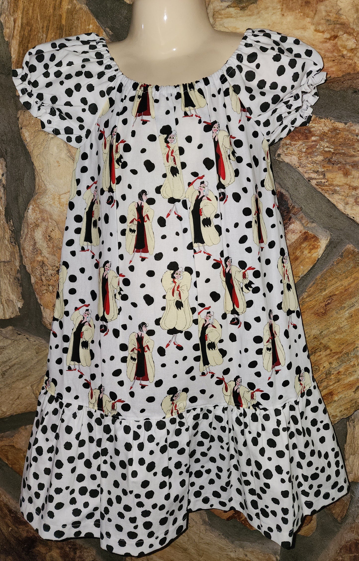 Cruella Deville Size 4/5 Dress