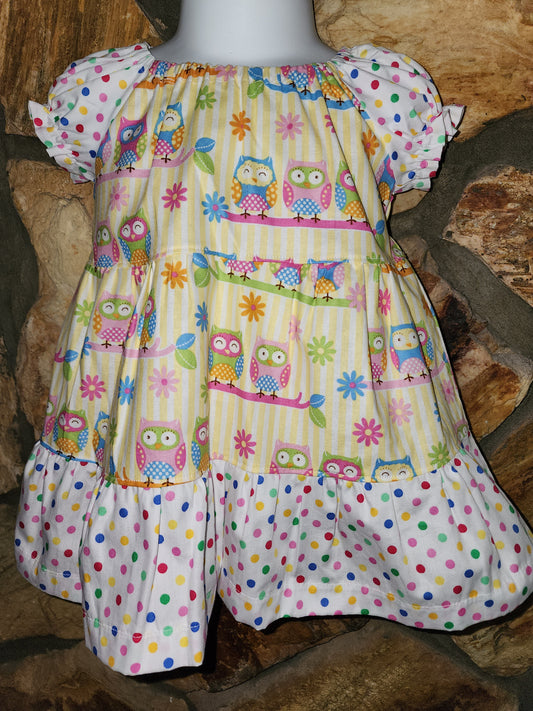 Little Owl Size 3/6m Dress