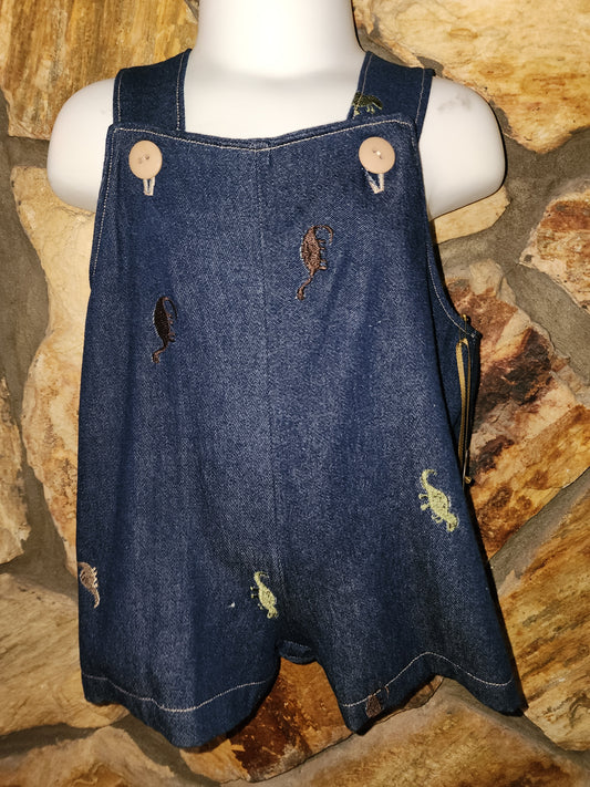 Dinosuar Size 3/6 Overalls