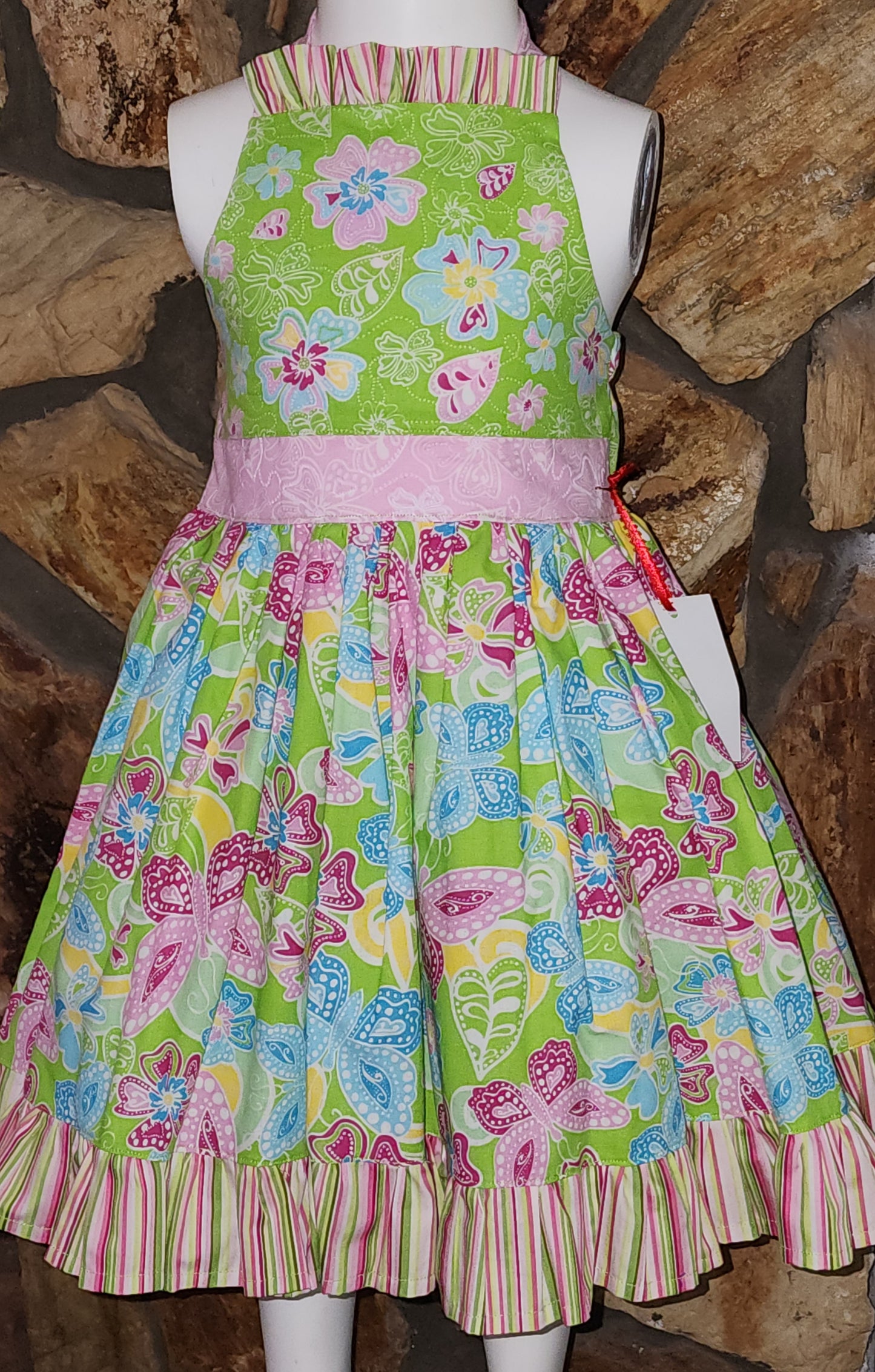 Butterfly Halter Dress Size 6