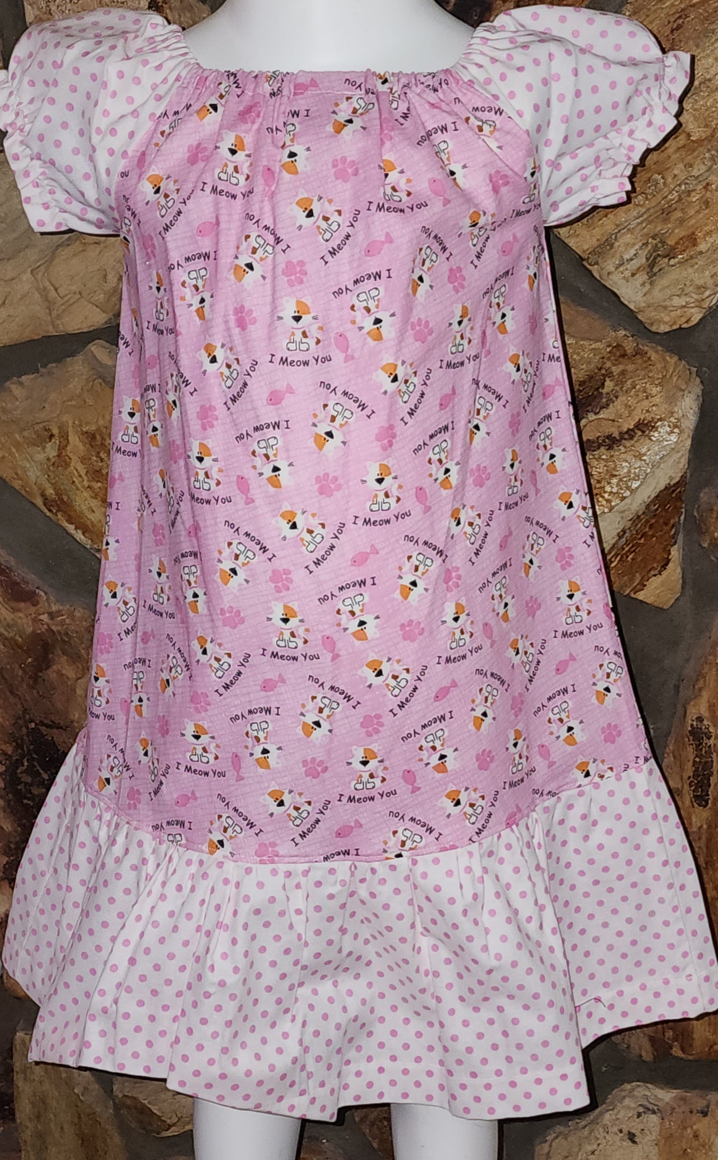 Kitty Cat Meow U Dress Size 4/5