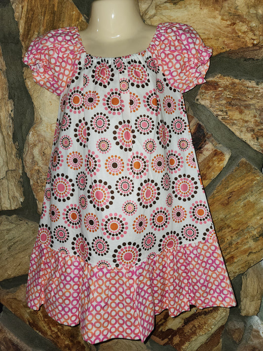 Modern Circle Themed Size 2/3 Dress