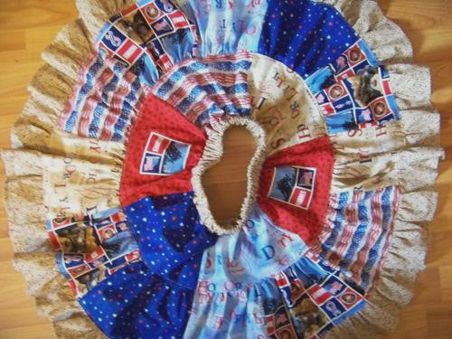 Patriotic Marine Twirl Skirt Size 4