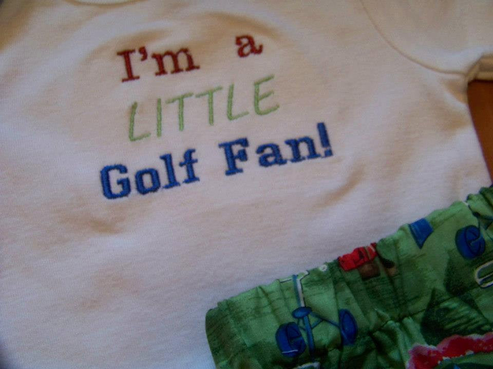 I'm a little golf fan shirt  custom boutique