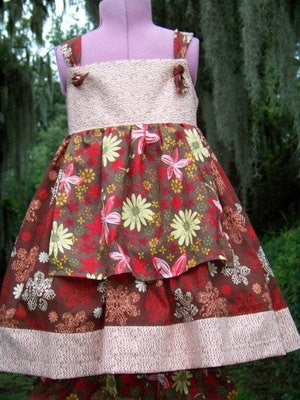 Size 5 Floral Knot Dress