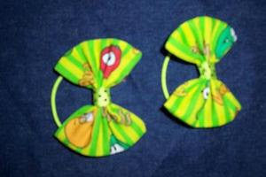 veggietales hair bow pony o's set of two veggie tales pony o's