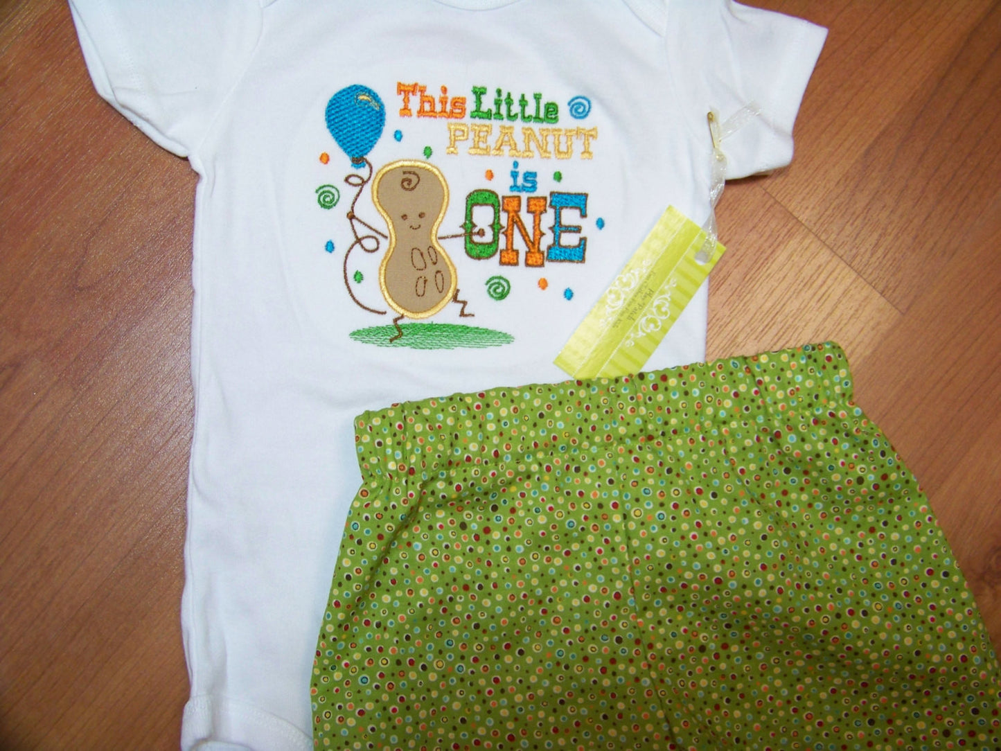 Little Peanut First Birthday Two Piece Size 18m Birthday Set