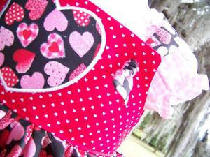 Hearts Galore Three Piece Size 6/12m  Dress Set